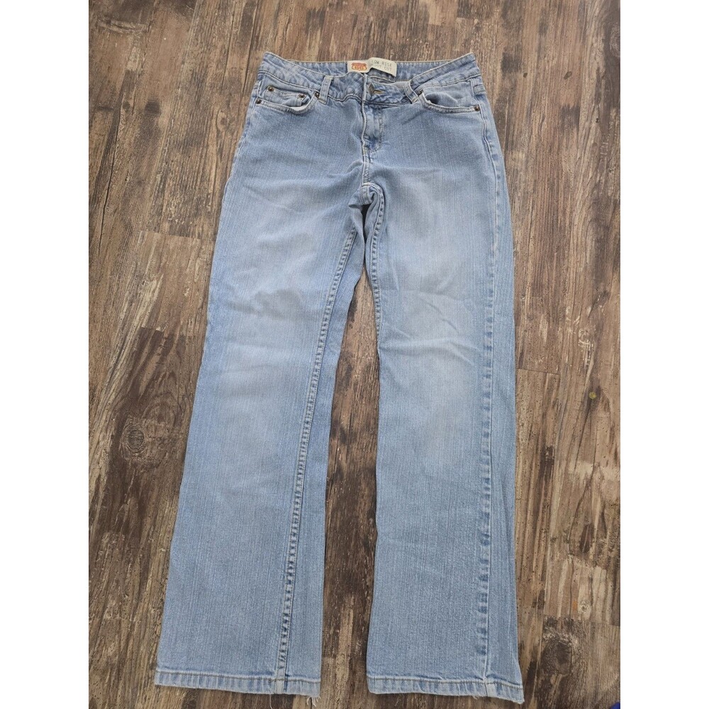 Route 66 Vintage Y2k Medium Wash Bootcut Low Rise Womens Blue Jeans Size 3